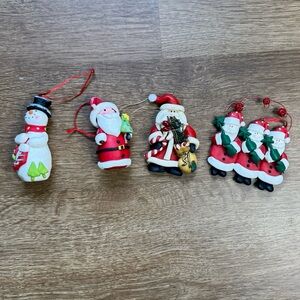 Handmade Polymer Clay Christmas Ornaments Unique Whimsical Nostalgic See Photos